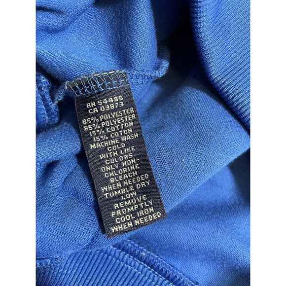 90s Y2K American Eagle Blue Retro Track Zip-Up Jacket Size XS Los Angeles 1977 - Picture 12 of 12